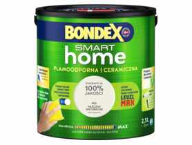Farba plamoodporna mleczny naturalnie 2,5 L BONDEX SMART HOME