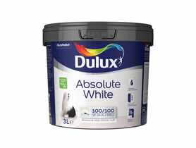 Farba do malowania ścian i sufitów Absolute White 3 l DULUX
