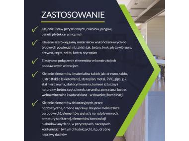 Zdjęcie: Klej montażowy biały FIX2 High Tack 290 ml TYTAN PROFESSIONAL