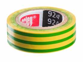 Taśma izolacyjna 19 mm  -10 m żółto-zielona SCLEY