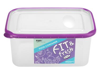 Zdjęcie: Pojemnik do żywności 1600 ml prostokątny art.51324 Fit and Fresh DECOR