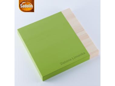 Zdjęcie: Farba do drewna Kolory ogrodu 0,7 L zielona limonka SADOLIN