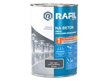 Zdjęcie: Emalia epoksydowa beton szary RAL7024 0,63L RAFIL