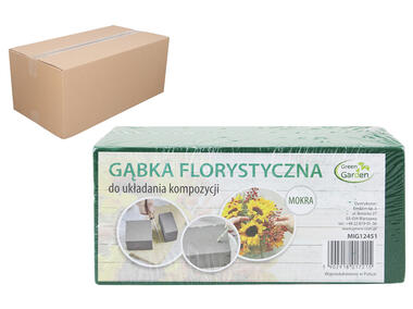 Zdjęcie: Gąbka florystyczna mokra EM&EM