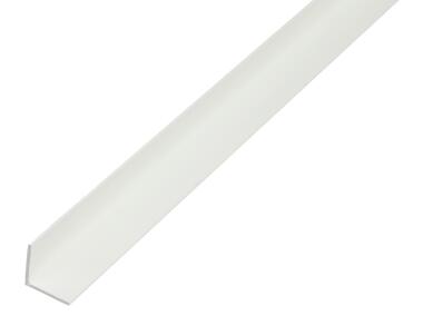 Zdjęcie: Profil kątowy PVC biały 2600x20x20x1,5 mm ALBERTS