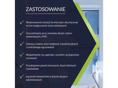 Zdjęcie: Piana wężykowa wielosezonowa Pvc 750 ml TYTAN PROFESSIONAL
