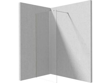 Zdjęcie: Ścianka Prizma Walk-In chrom 80x195 cm DEANTE