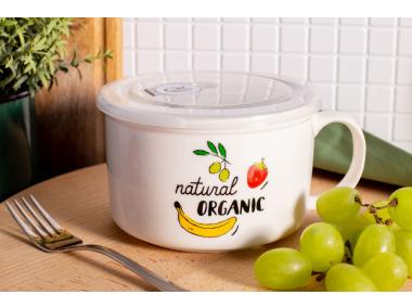 Zdjęcie: Lunch box z uchem 680 ml natural organic ALTOMDESIGN