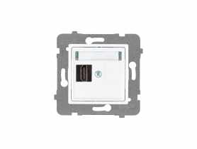 Gniazdo HDMI biały, ROSA GPH-1QH/M.BI