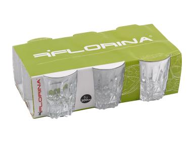 Zdjęcie: Komplet szklanek do whisky 300 ml - 6 szt. FLORINA