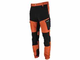 Spodnie z elementami stretch ceglasto-czarne, 2XL, CE, LAHTI PRO