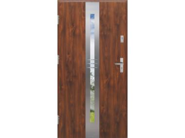 Drzwi zewnętrzne stalowo-drewniane Disting Otello 06 Dąb złoty 90 cm lewe KR CENTER