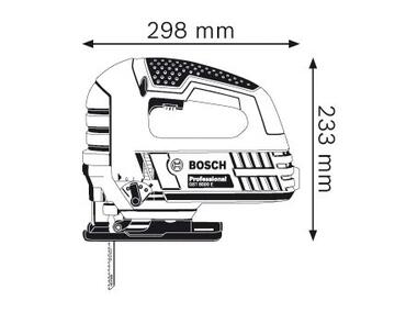 Zdjęcie: Wyrzynarka 710 W - GST 8000 E BOSCH