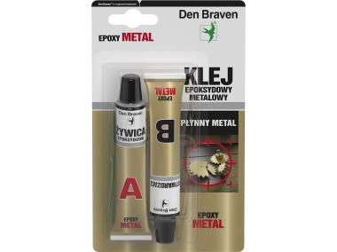 Zdjęcie: Klej epoksydowy metalowy 2x20 ml Epoxy-metal DEN BRAVEN