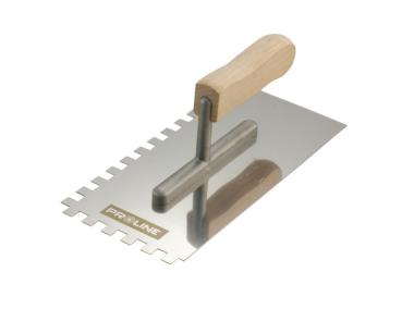 Zdjęcie: Paca nierdzewna 270x130 mm  ząb 8x8 mm rączka drewniana PROLINE