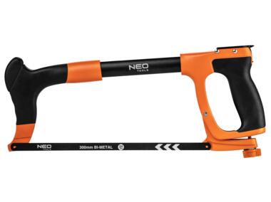 Zdjęcie: Piła do metalu heavy duty 300 mm z pojemnikiem na brzeszczoty, aluminium, dwukomponentowy uchwyt NEO
