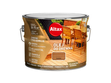 Zdjęcie: Olej do drewna 2,5 L kasztan ALTAX