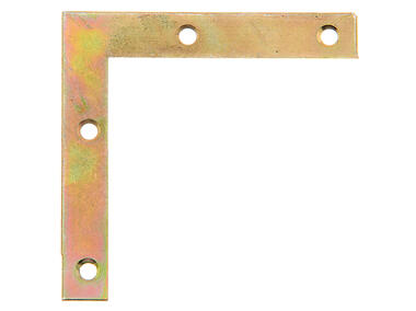 Zdjęcie: Kątownik meblowy ocynk 75x75x12 mm ALBERTS