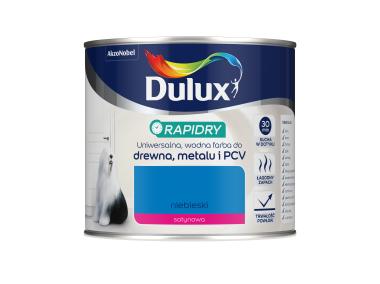 Zdjęcie: Farba do drewna, metalu i PCV Rapidry 0,4 L niebieski DULUX
