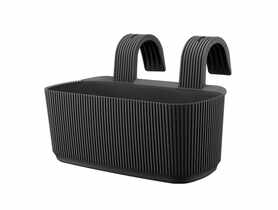 Doniczka balustradowa Pera 29388 antracyt VERDENIA