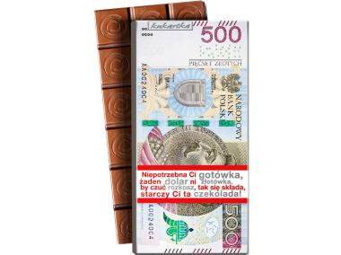 Zdjęcie: CZEKOLADA 108 (500 złotych) BANKNOT CZK-108