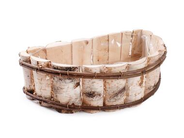 Zdjęcie: Donica z brzozy 44x28x13h cm TIN TOURS