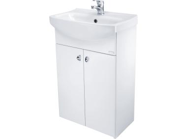 Zdjęcie: Zestaw łazienkowy Bianco Cersania szafka z umywlką 50 cm CERSANIT