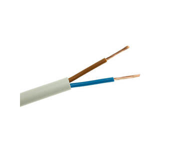 Zdjęcie: Przewód elektryczny OMY 2x1,5 biały EL-KAG