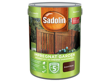 Zdjęcie: Impregnat do drewna Garden 5 L orzech włoski SADOLIN