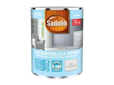 Zdjęcie: Lakierobejca do drewna Dekor 1 L biały skandynawski SADOLIN