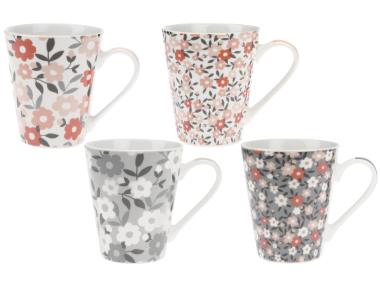 Zdjęcie: Kubek Floral print 310ml z porcelany New Bone DECOR