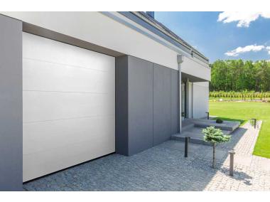 Brama segmentowa Optimal L40, biały RAL 9016, 2500x2250 mm KRONMAT