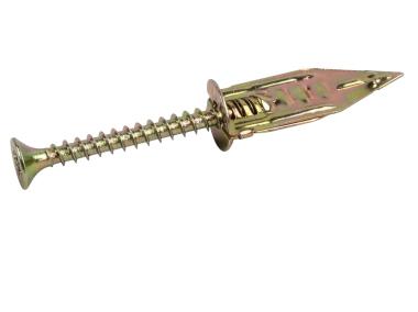 Zdjęcie: Łącznik metalowy TAP-IT 10,5x30 mm do wbijania do płyt G-K z wkrętem 4x40 mm - 100 szt. RAWLPLUG