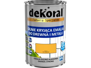 Emalia ftalowa Emakol Strong żółty 0,9 L DEKORAL