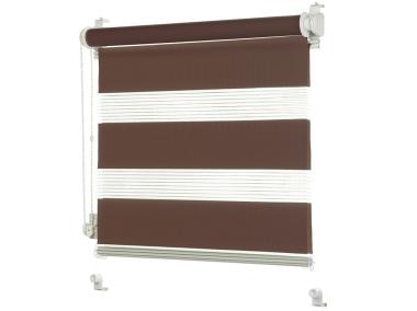 Zdjęcie: Roleta 35x140 cm Zebra II ciemny brąz DECODESIGN