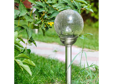 Zdjęcie: Lampa solarna Kula XXL inox POLUX