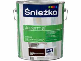 Emalia Supermal brąz czekolada RAL8017 10L ŚNIEŻKA