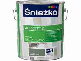 Emalia Supermal popielaty RAL7023 10L ŚNIEŻKA