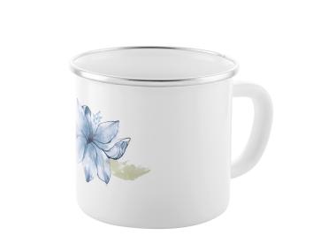 Zdjęcie: Kubek emaliowany Floris 19 cm prosty FLORINA