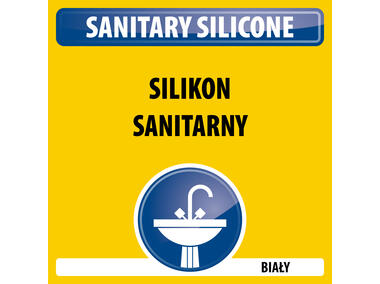 Zdjęcie: Silikon sanitarny blister 60 g biały SOUDAL