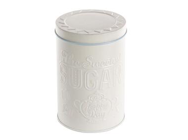 Zdjęcie: Puszka okragła relief beż 8,4x13 cm ALTOMDESIGN