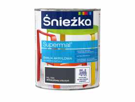 Emalia akrylowa Supremal RAL7016 antracyt 0,8L ŚNIEŻKA