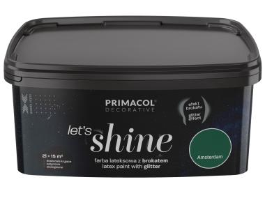 Zdjęcie: Farba dekoracyjna z brokatem Lets Shine Amsterdam  2 L PRIMACOL DECORATIVE