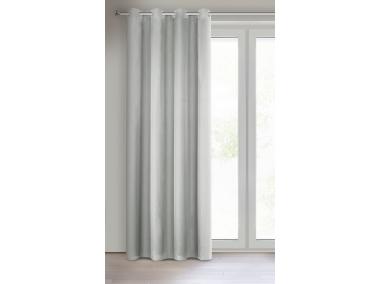 Zdjęcie: Zasłona gotowa Rita 140x250 cm stalowy EUROFIRANY