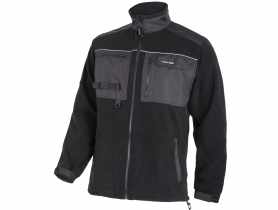 Bluza polarowa ze wzmocnieniami czarna, 420g/m2, M, CE, LAHTI PRO