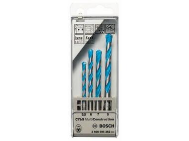 Zdjęcie: Wiertło wielozadaniowe Cyl-9 5,5-6,7,8 mm - 4 szt. BOSCH