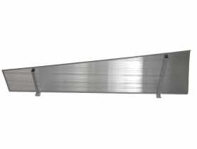 Ścianka uniwersalna prosta 185x59x31 cm biała GUTTA