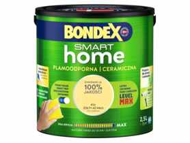 Farba plamoodporna żółty aż miło 2,5 L BONDEX SMART HOME