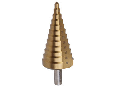 Zdjęcie: Wiertło stopniowe do metalu HSS TIN 6.0-38.0  mm PROLINE
