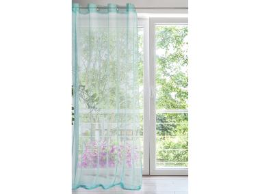 Zdjęcie: Firana gotowa Anika 140x250 cm turkusowy EUROFIRANY